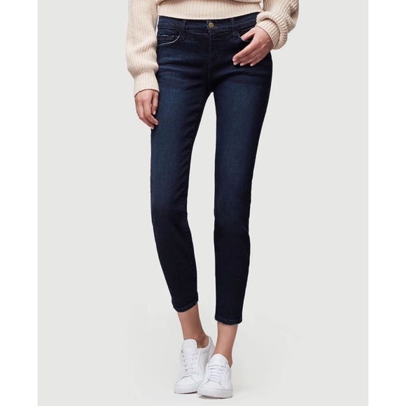 Frame Denim Le Skinny De Jeanne Crop 